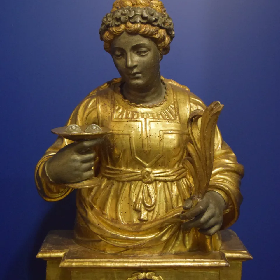 BUSTO RELICARIO DE SANTA LUC&Iacute;A